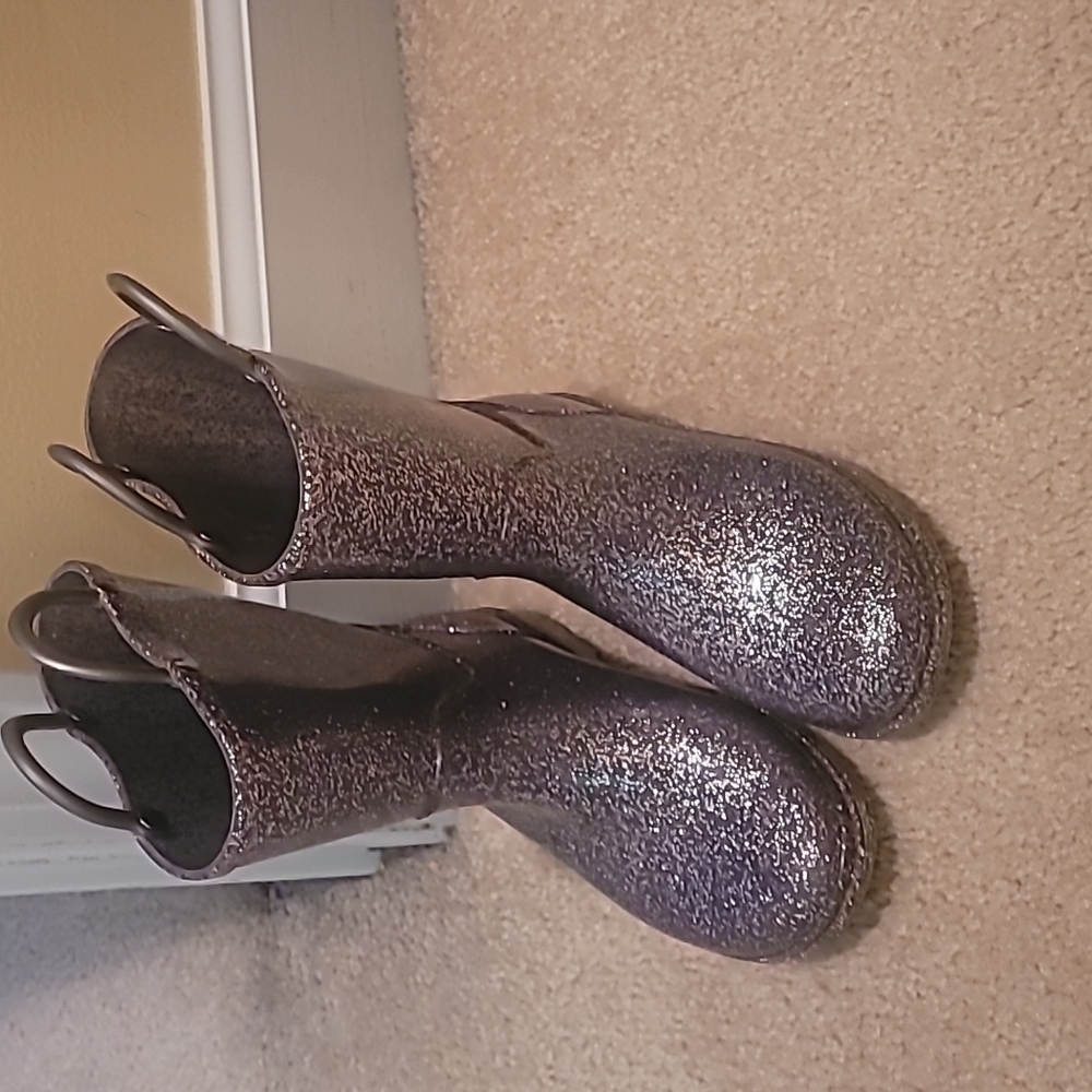 Size 12 Sparkle Rainboots